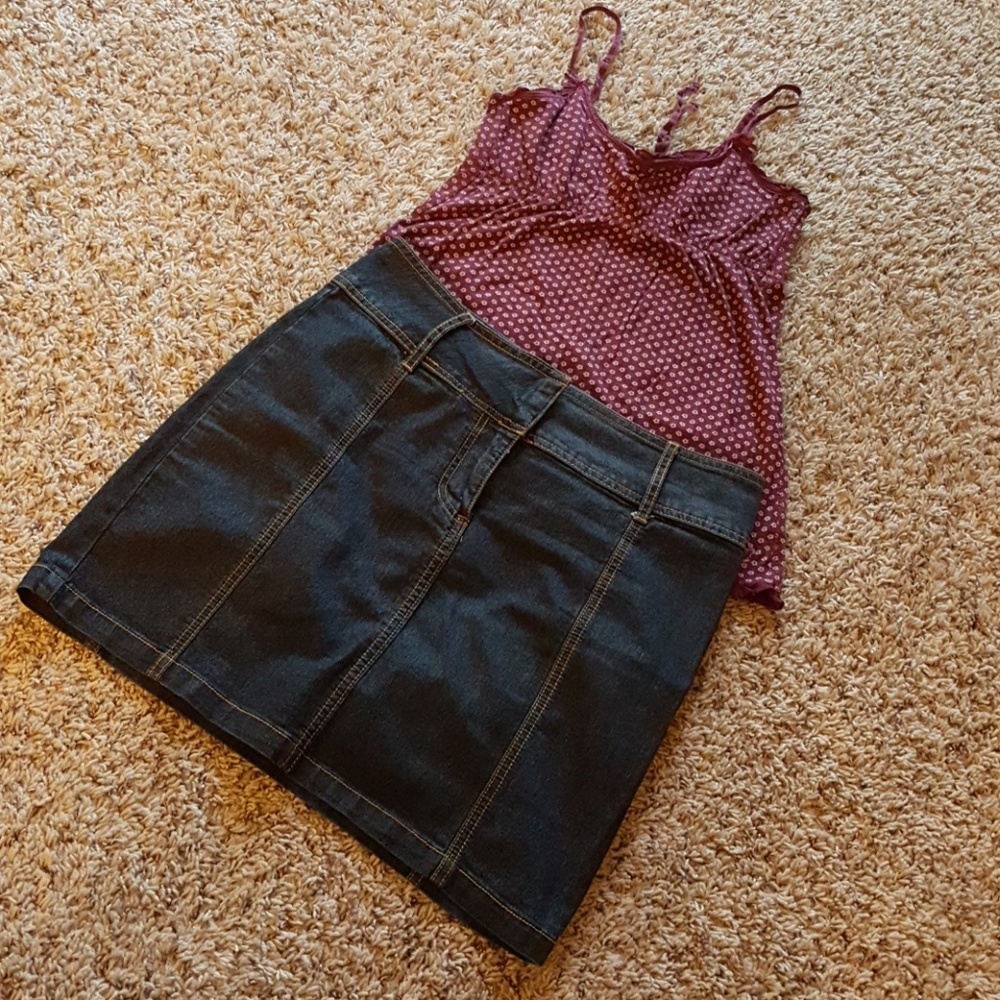 Jean Skirt